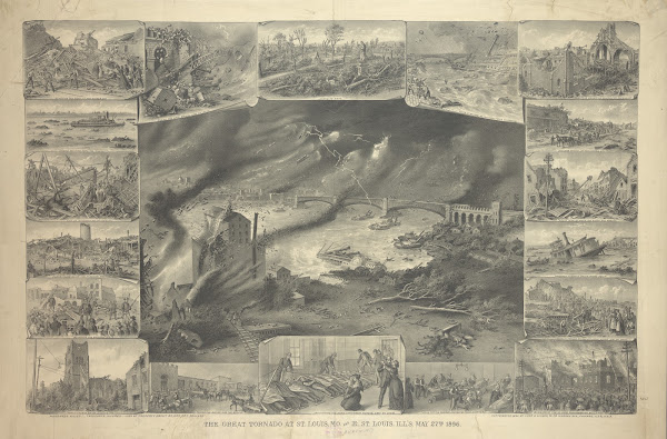 The great tornado at St Louis MO and E St Louis Ills  May 27th 1896 1896