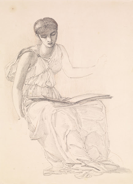 The Fates  Study of Drapery for Figure of Clotho