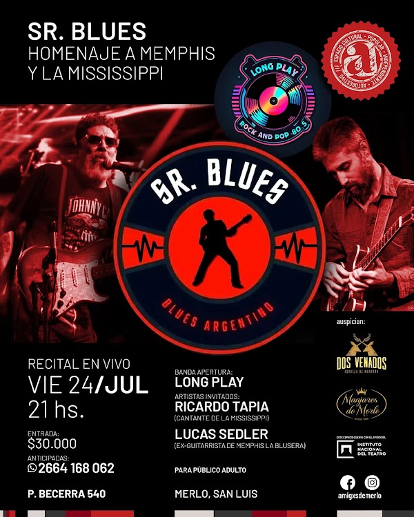 Sr. Blues: Homenaje a Memphis y La Mississippi