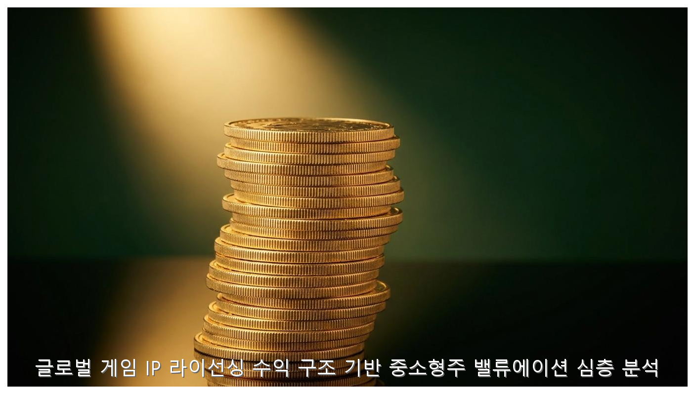 글로벌 게임 IP 라이선싱 수익 구조 기반 중소형주 밸류에이션 심층 분석 핵심 안내 및 분석 인포그래픽 (3)