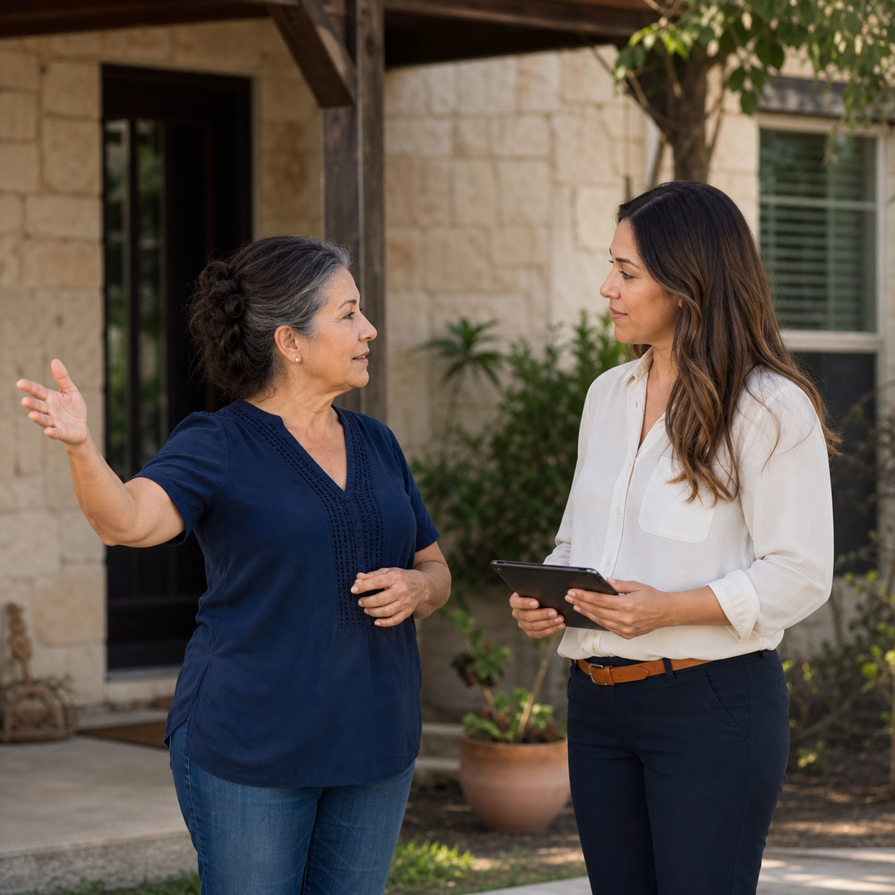 Homeowner tells First Choice Home Buyer about the property.
