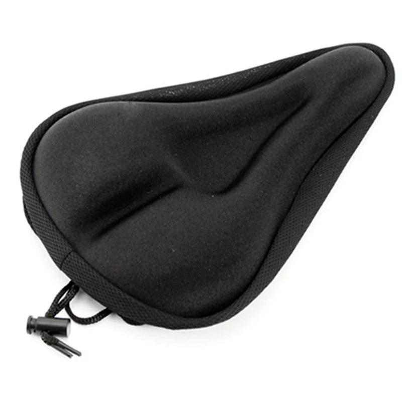 Bicycle saddle cover with 3D padding
