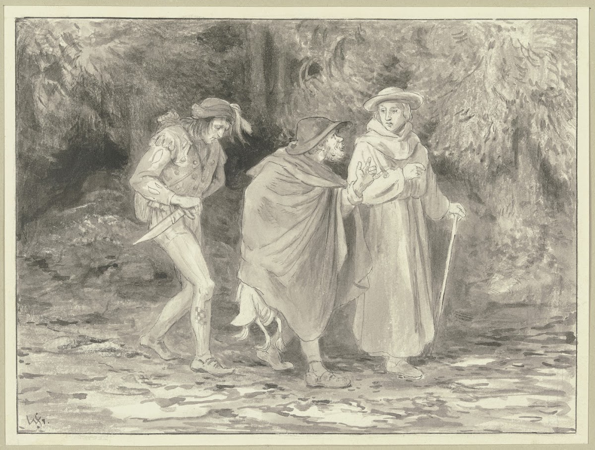 Diether und die beiden Landstreicher ca 1884