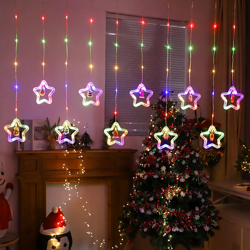 LED-Lichterkette mit Motiven, 3 m, fernbedienbar