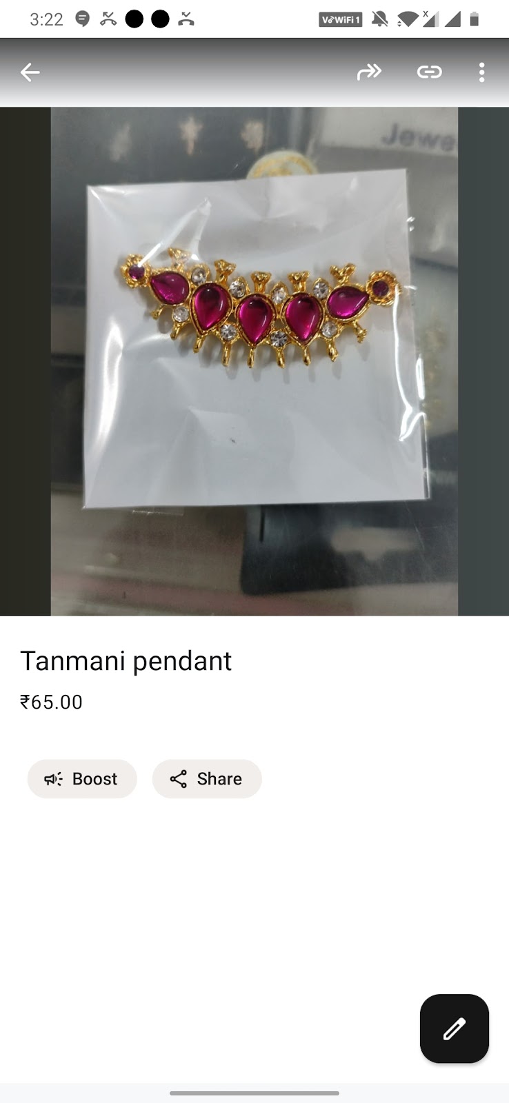 Tanmani Pendent FF