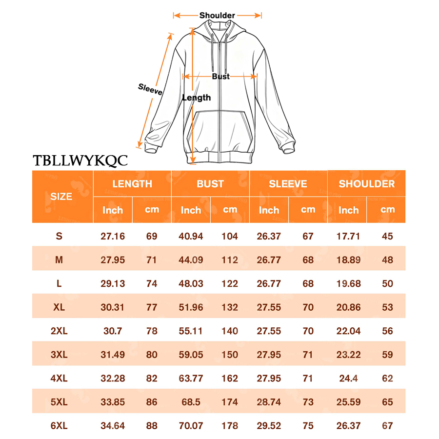 AOP Universal Zip Up Hoodie