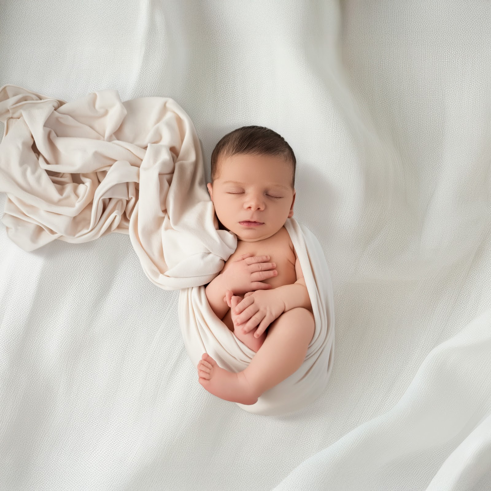 Newborn at home session