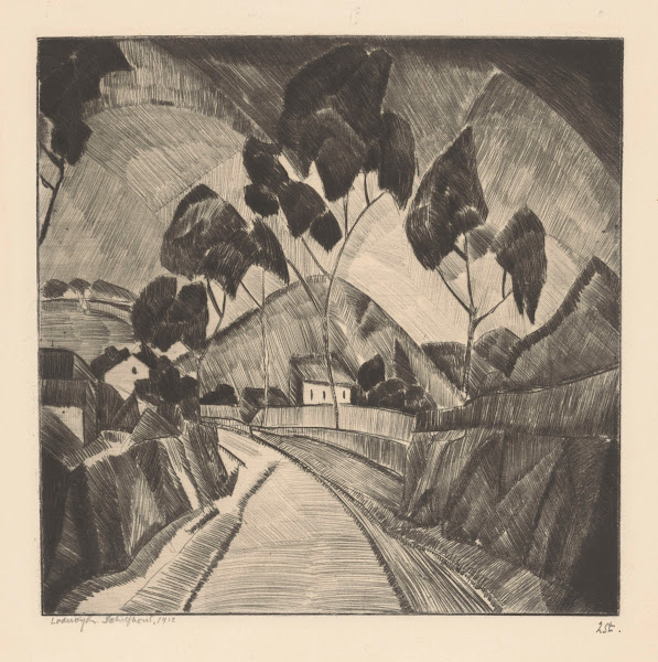 Weg in heuvellandschap Le Chemin 1912