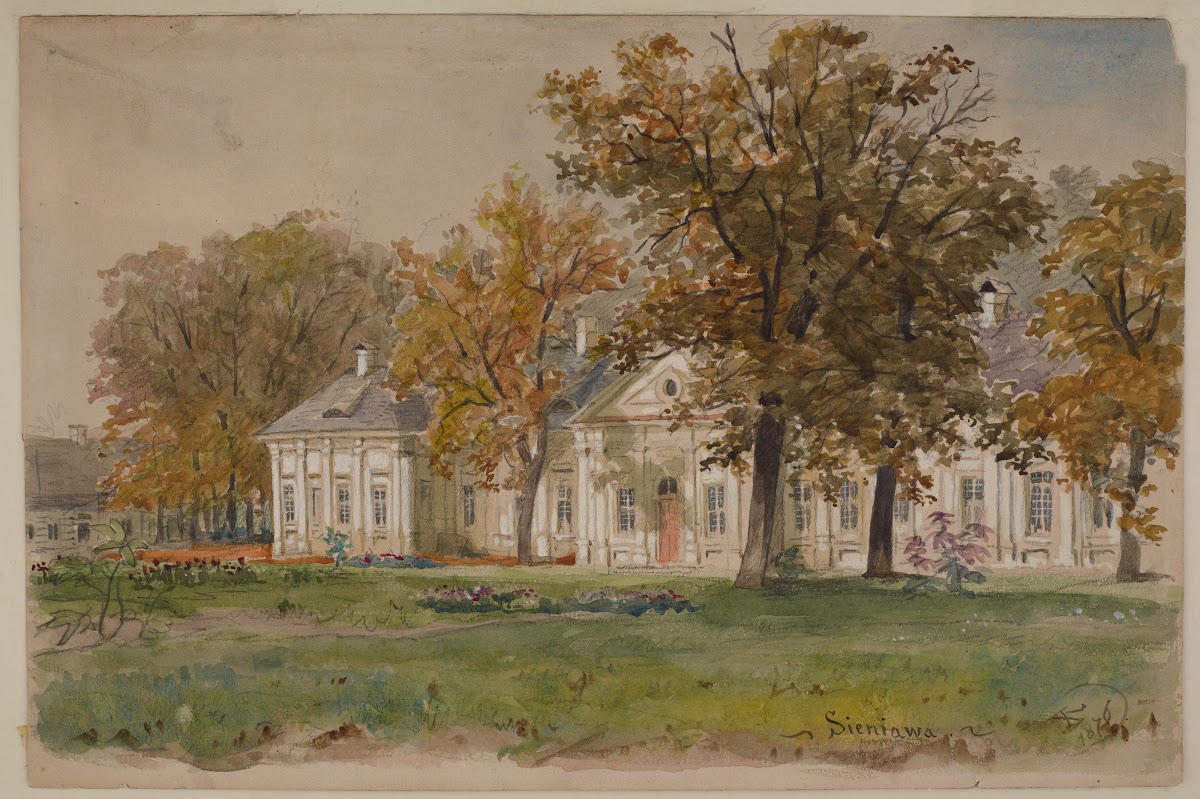 Pałac w Sieniawie 1876