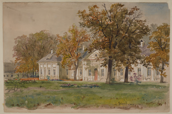 Pałac w Sieniawie 1876