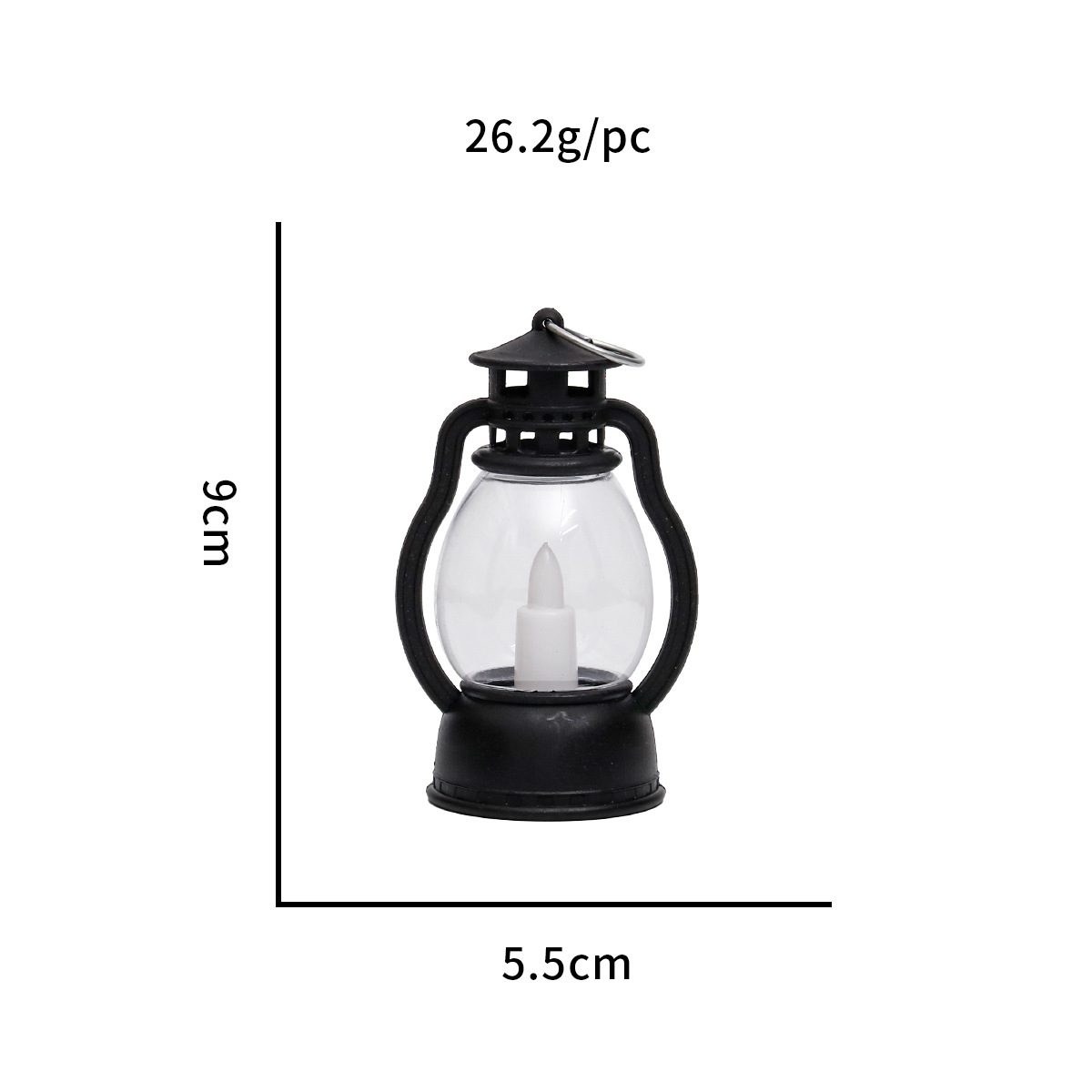 Dekorative LED-Laterne im Vintage-Stil