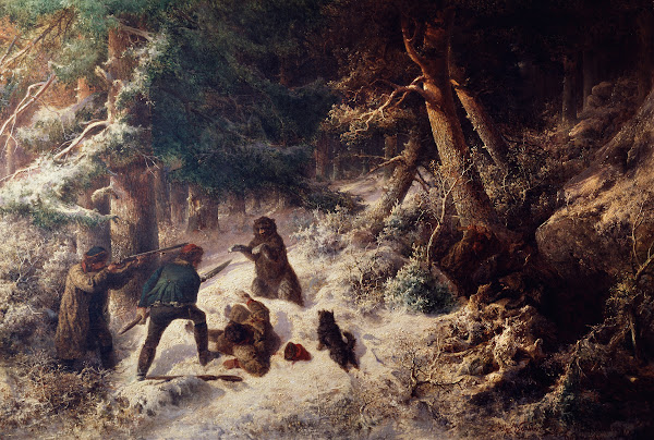 Bear Hunting in the Winter 1861