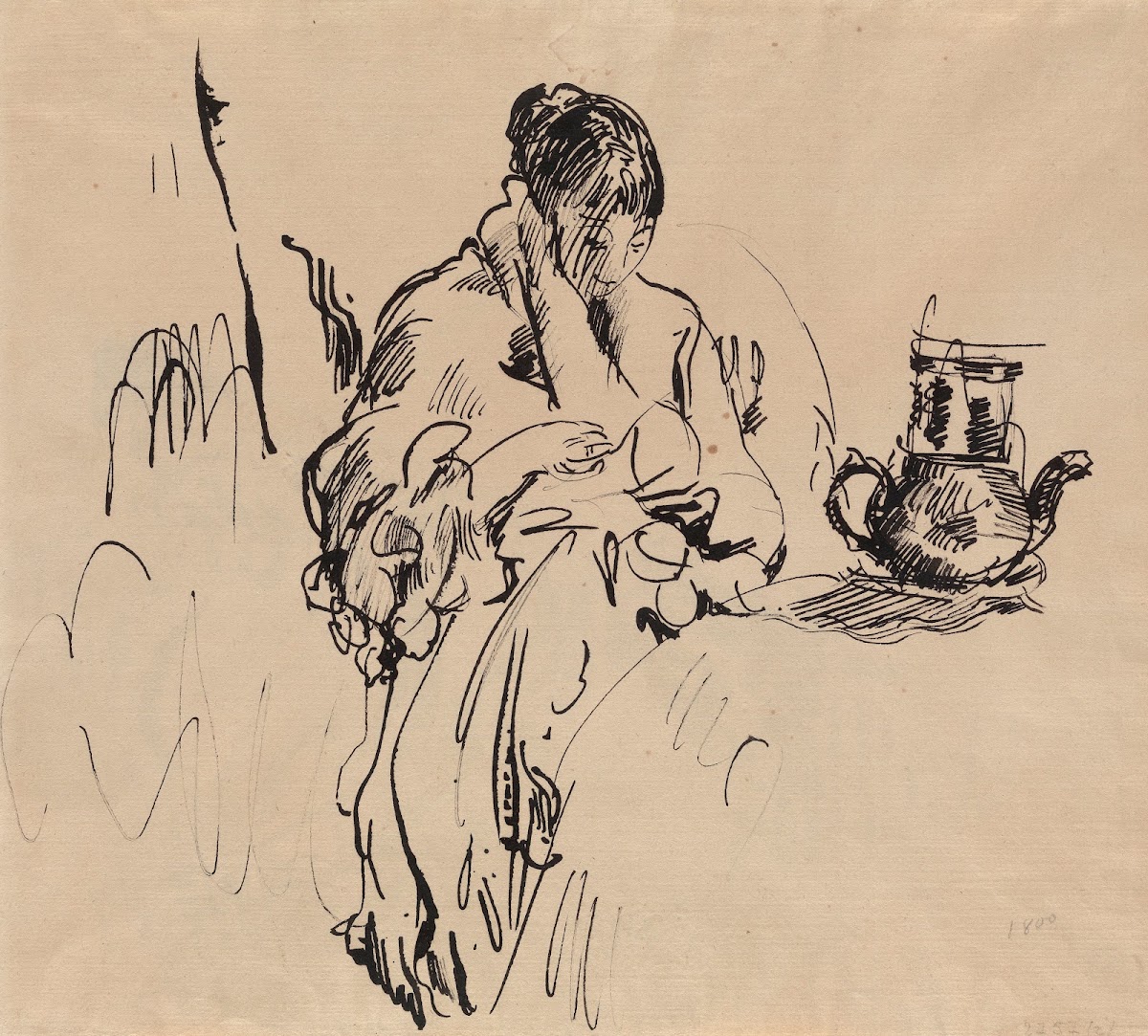 Woman at Breakfast