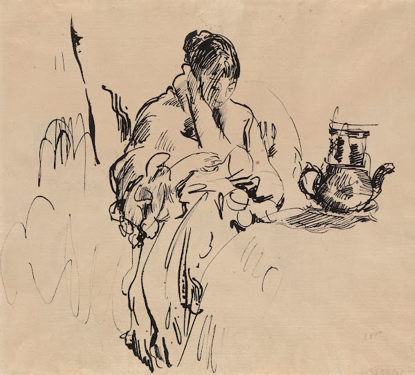 Woman at Breakfast