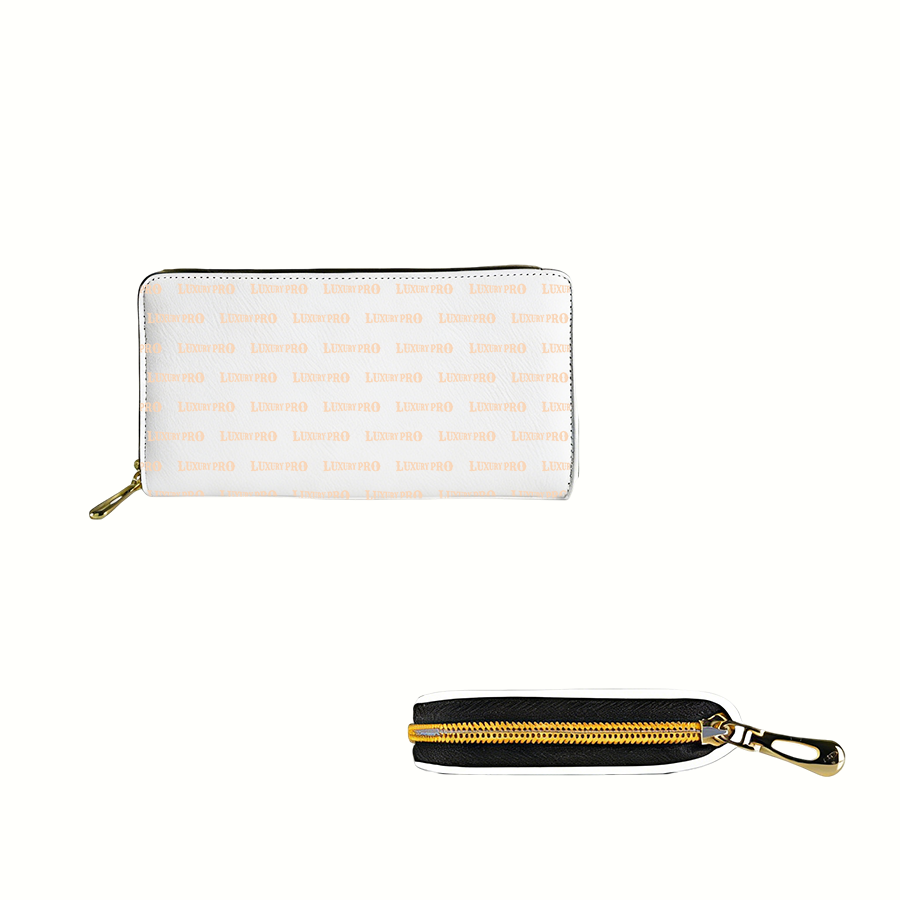 3D Zipper Long Wallet
