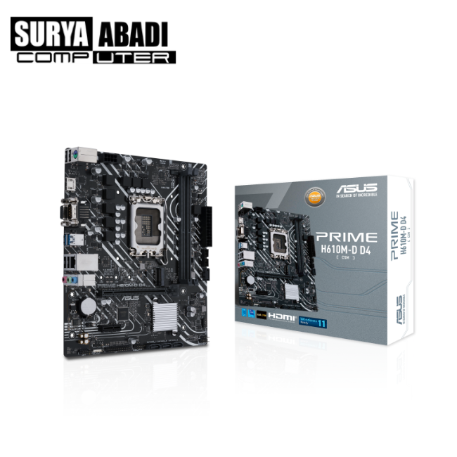 MOTHERBOARD ASUS H610M-D D4 CSM