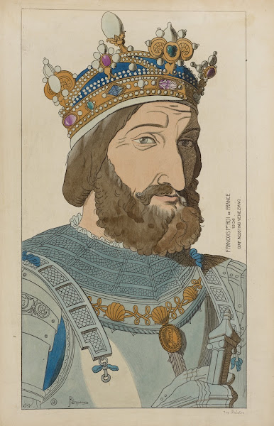 Francois 1er roi de France 1536 Daprès Agostino Veneziano 1869