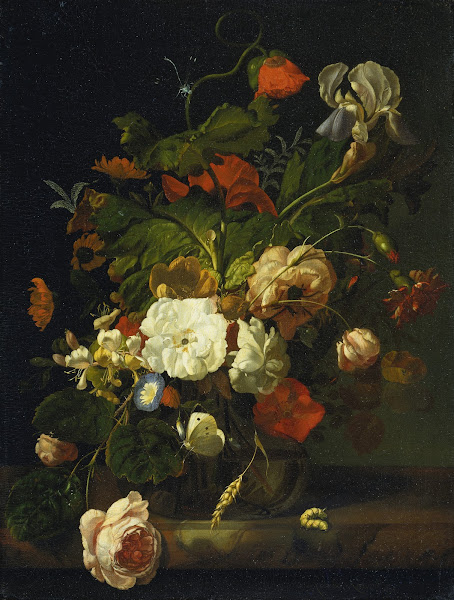 Still Life With Bouquet Of Flowers 1698