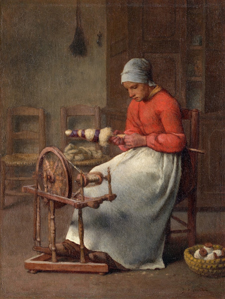 Woman Spinning c 185560