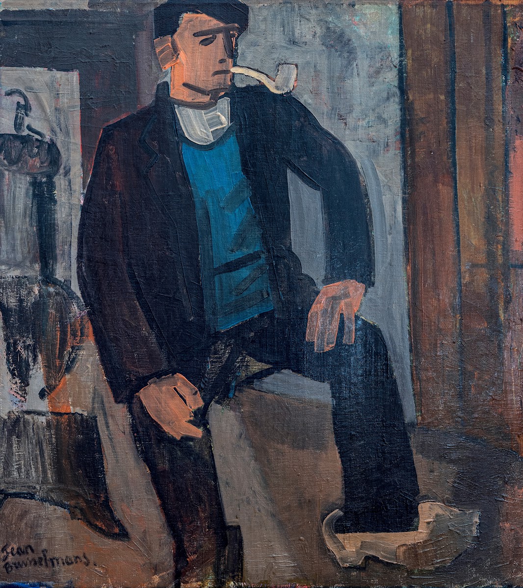 Man met pijp 1921