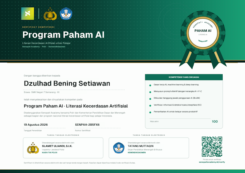 Program Paham AI - Polrestabes Semarang