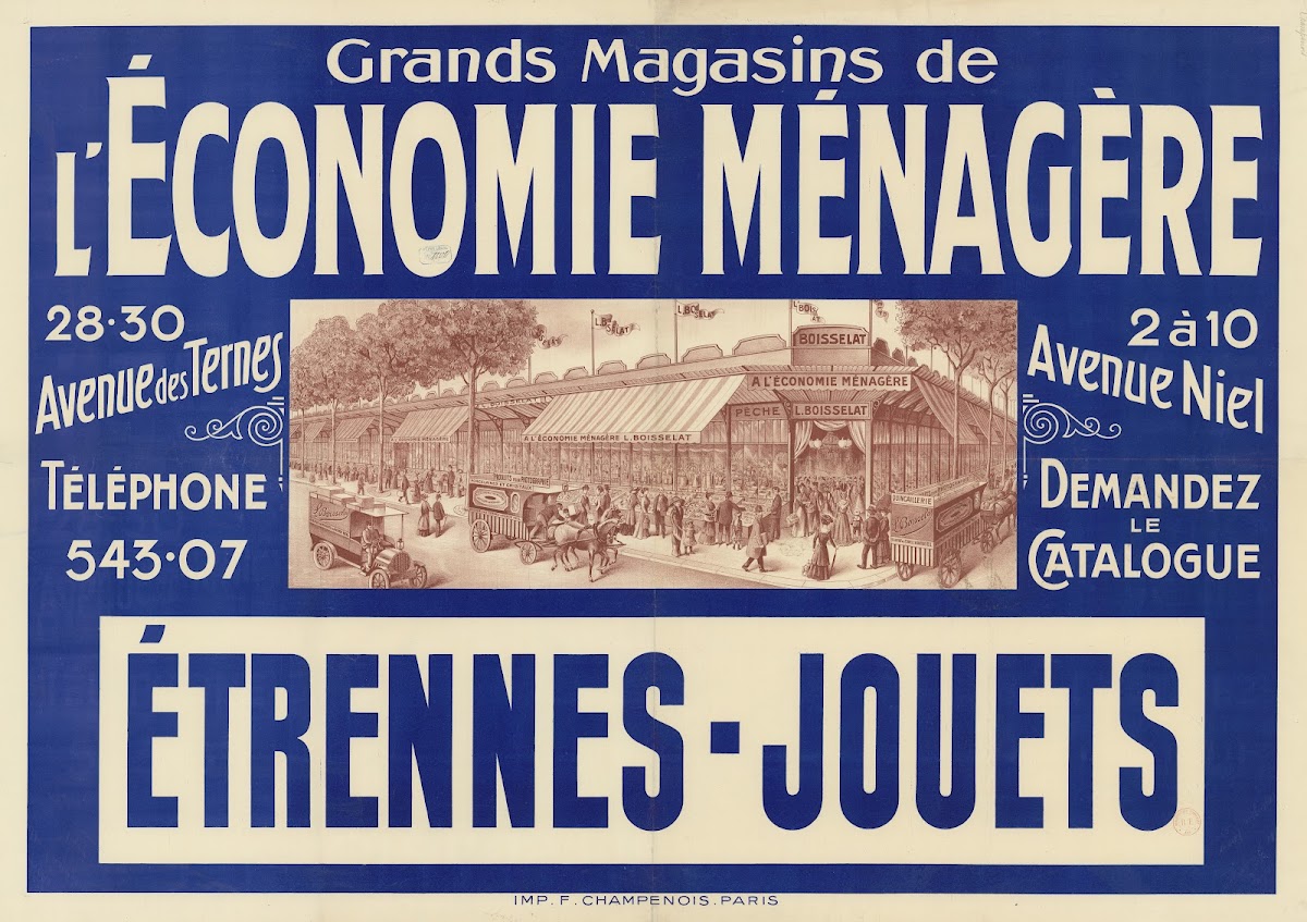 Grand magasins de léconomie ménagère 28 30 avenue des Ternes2 à 10 avenue Niel E