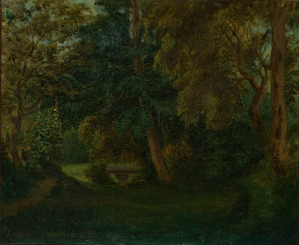 George Sands Garden at Nohant ca 184243
