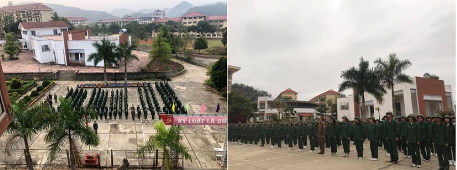Trung tâm GDQP và AN Trường Đại học Tây Bắc tổ chức tổng kết chương trình đào tạo khóa 46 cho sinh viên Trường Cao đẳng Sư phạm Điện Biên