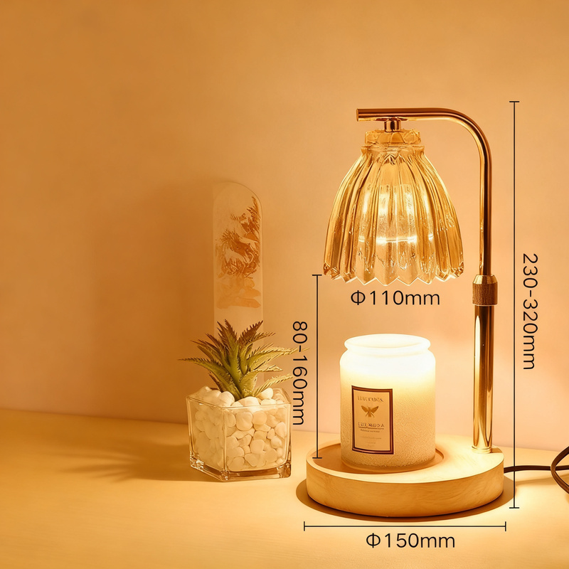 Wax melt scented lamp with dimming function