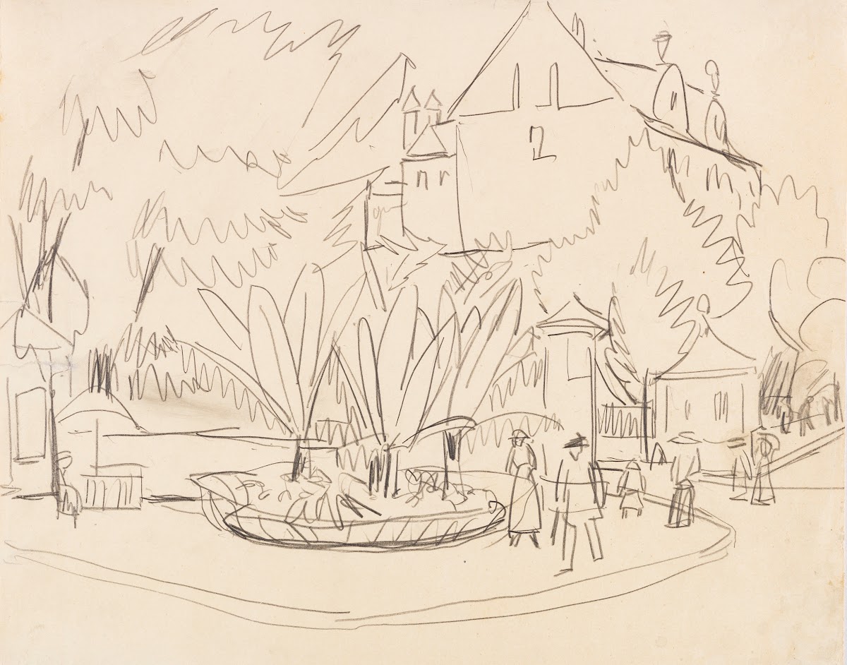 Das Boskett in Dresden 1911