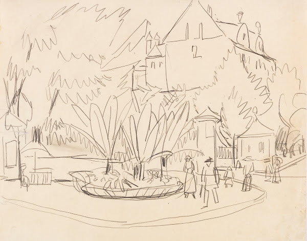 Das Boskett in Dresden 1911