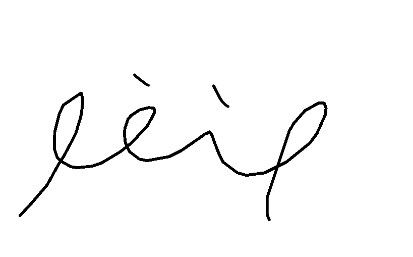 Tanda tangan Nada Hanifah