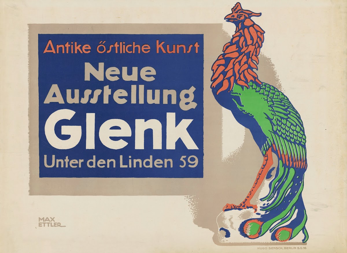 Antike ÖStliche Kunst Neue Ausstellung Glenk Ca 1902   1914
