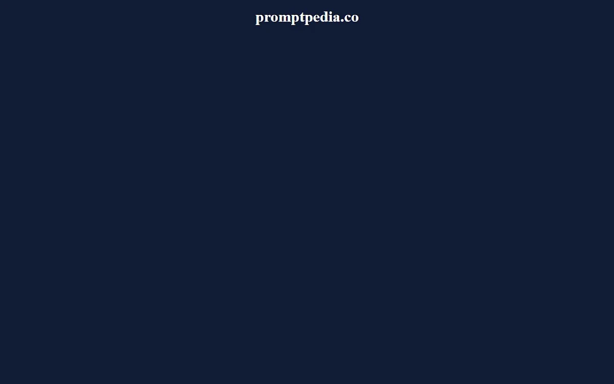 Captura de PromptPedia