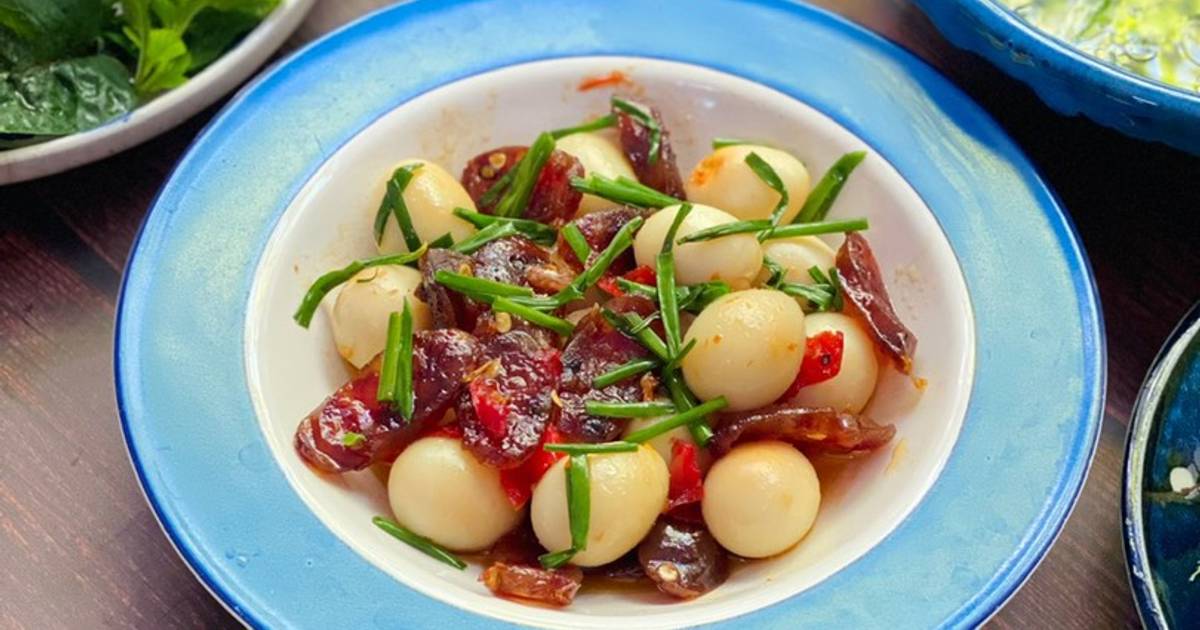 Trứng Cút Ram Lạp Xưởng
