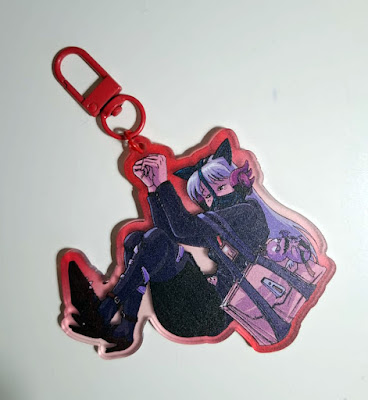 Damsel and Distress Keychain