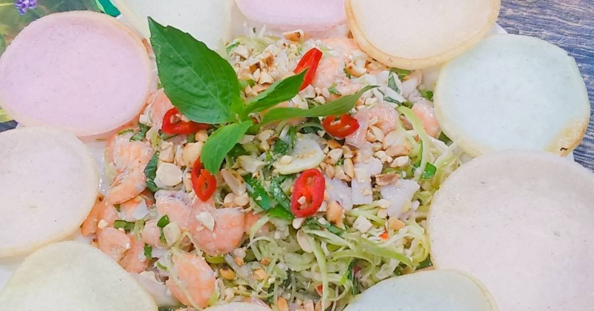 Hoa Chuối Hột Trộn Tôm