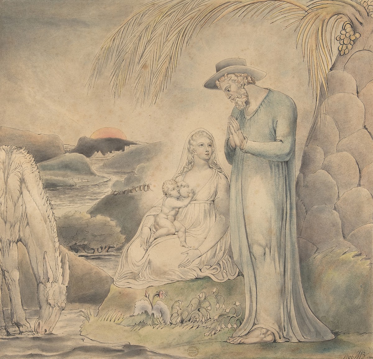The Rest on the Flight into Egypt The Repose of the Holy Family in Egypt 1806