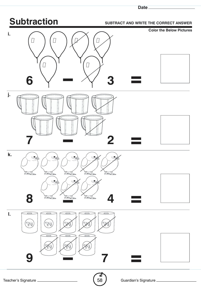 Maths Kids Class C : Work Book