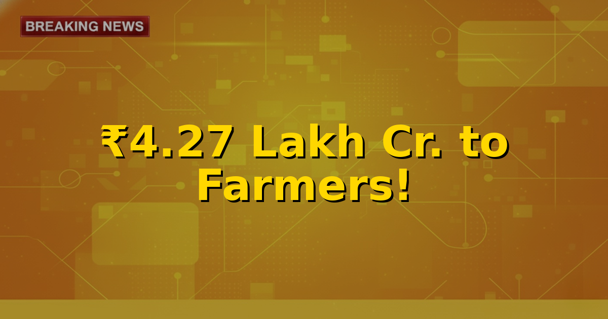 Indian farmer smiling with crops in the background, symbolizing the success of the PM-KISAN scheme.