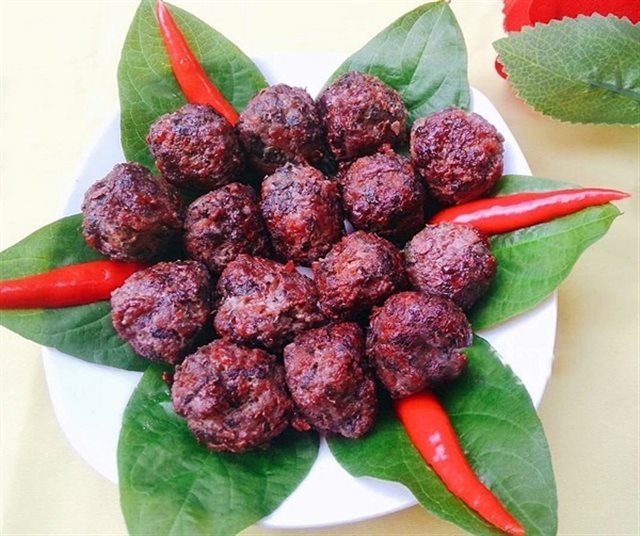 Thịt Viên Chiên Lá Mơ