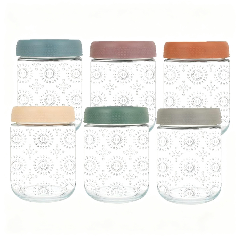 Glasdose mit Deckel, 500 ml
