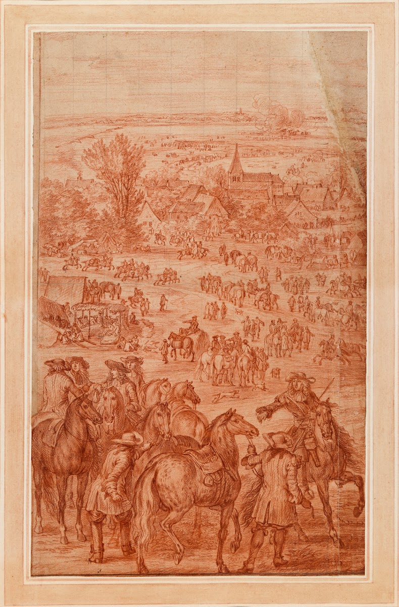 A Military Camp Study for the Painting The Arrival of Louis XIV before Mäestrich