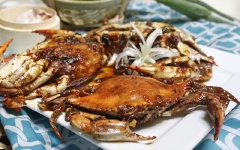 Thành quả xong rồi! Nhìn mê quá cả nhà ơi. Con ghẹ có màu đẹp mắt, vị chua, ngọt kết hợp rất ngon.