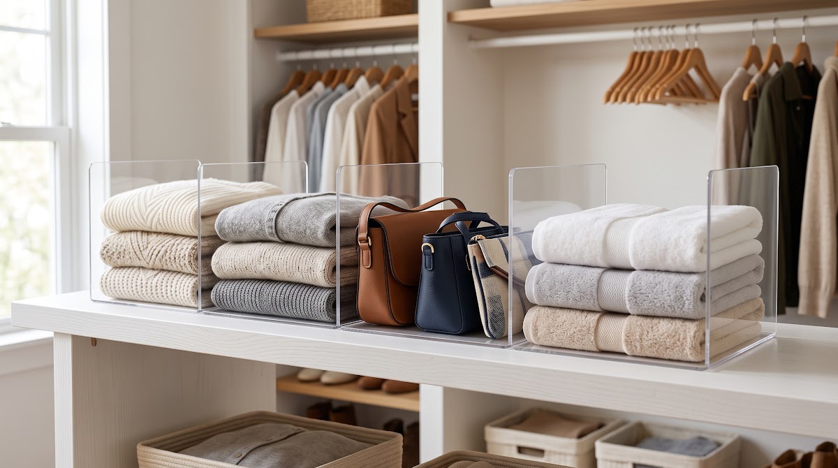 Best Acrylic Shelf Dividers for Closets (2026) - BEST BUDGET — IN CONTEXT