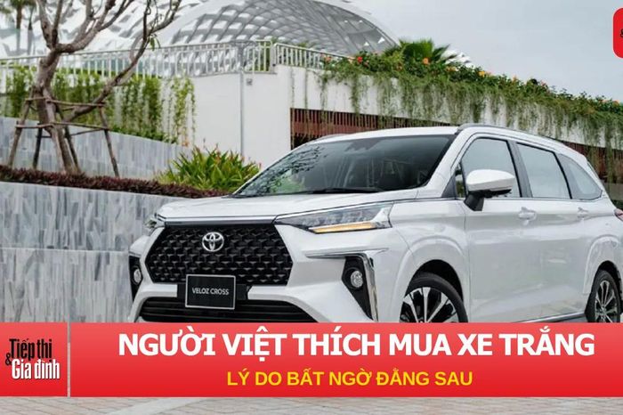 Lý do bất ngờ đằng sau việc người Việt thích mua xe màu trắng - Tạp chí Tiếp thị &amp; Gia đình