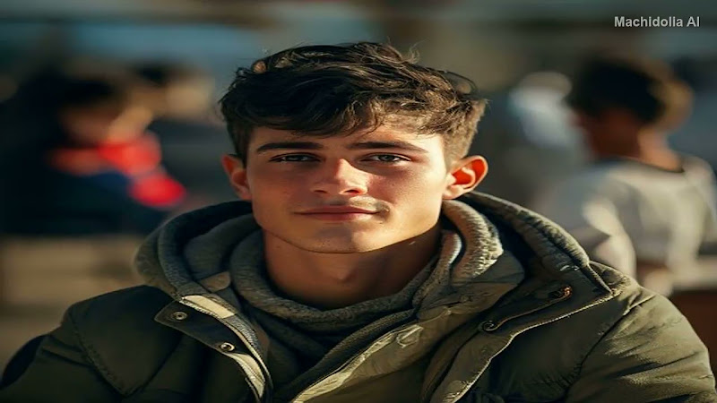 AI Text to Video (The young man calmly locks his)