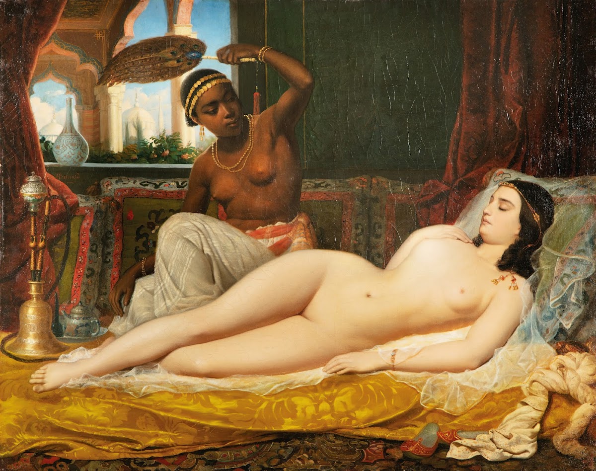 Odalisque with a slave 1854