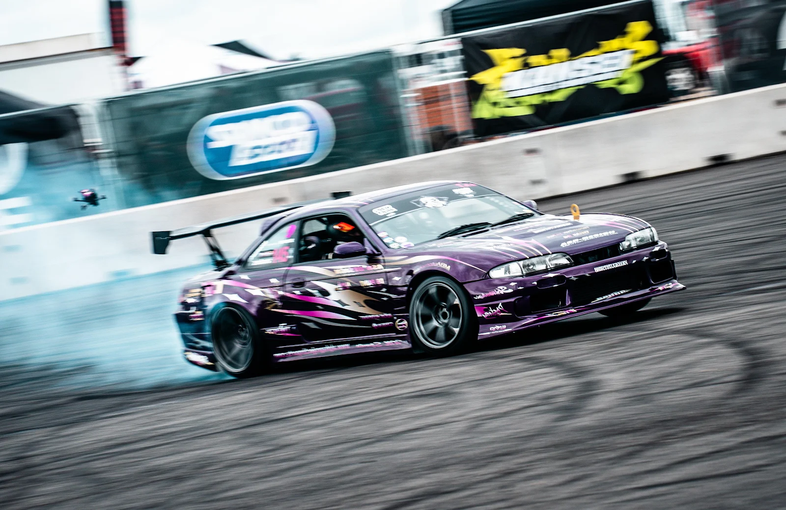 Nissan Silvia S14 Drift Car - Automotive Photography 4K Wallpaper (4096x2660)