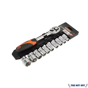 Socket Set 10-24mm 1/2 Drive Kendo 10pc KEN16207